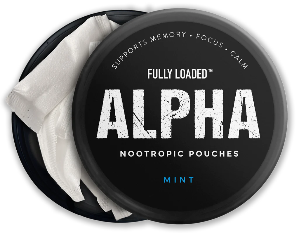 ALPHA Nicotine Replacement Pouches Nootropic Blend Fully Loaded LLC