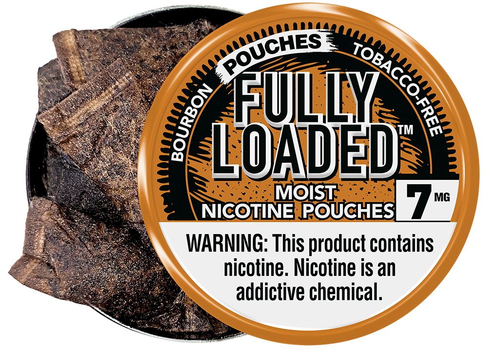 Bourbon Flavored Tobacco-Free Pouches