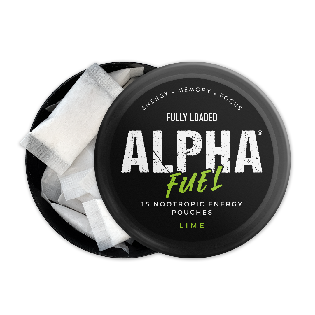 Lime ALPHA Fuel Nootropic Energy Pouches | Fully Loaded LLC