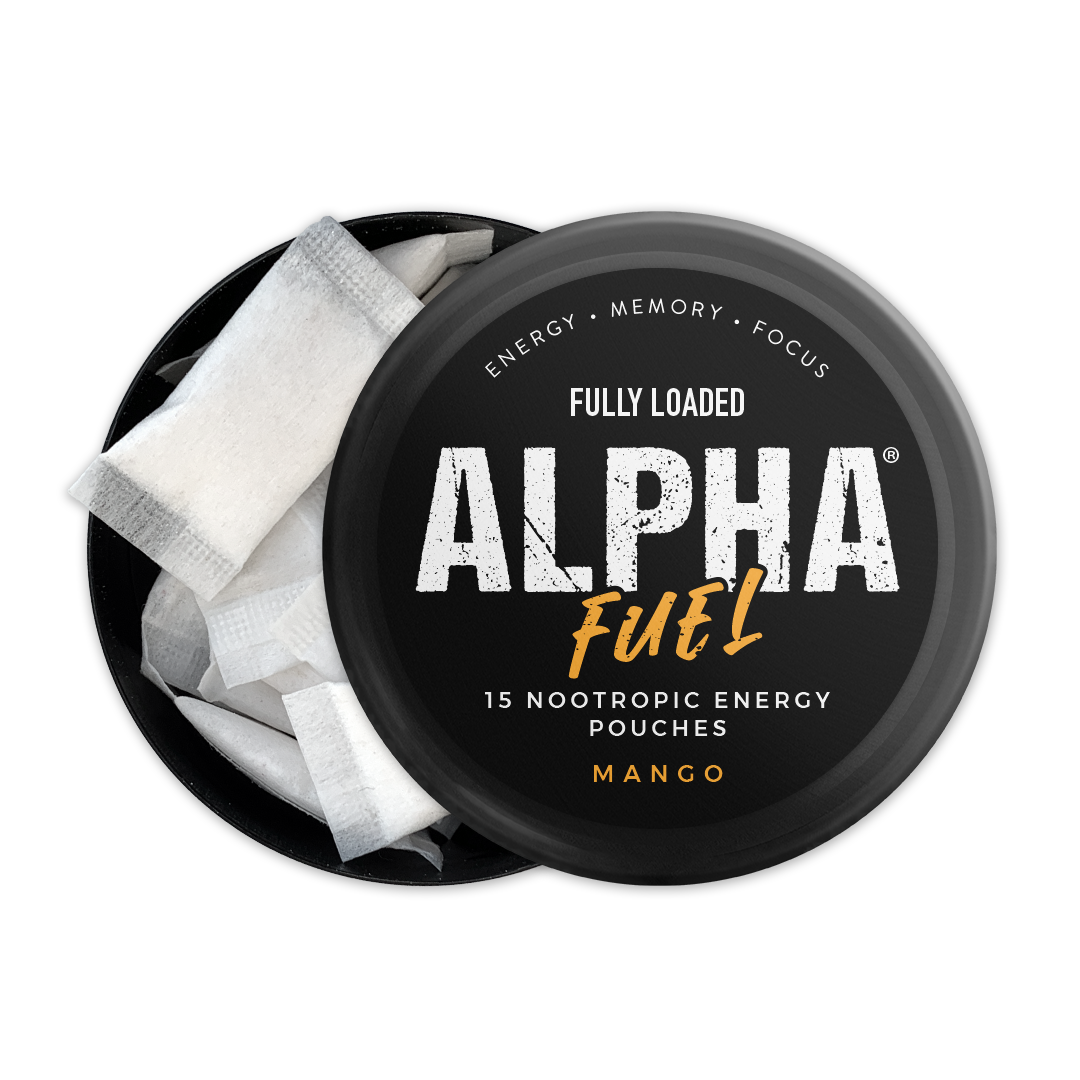 Mango ALPHA Fuel Nootropic Energy Pouches | Fully Loaded LLC