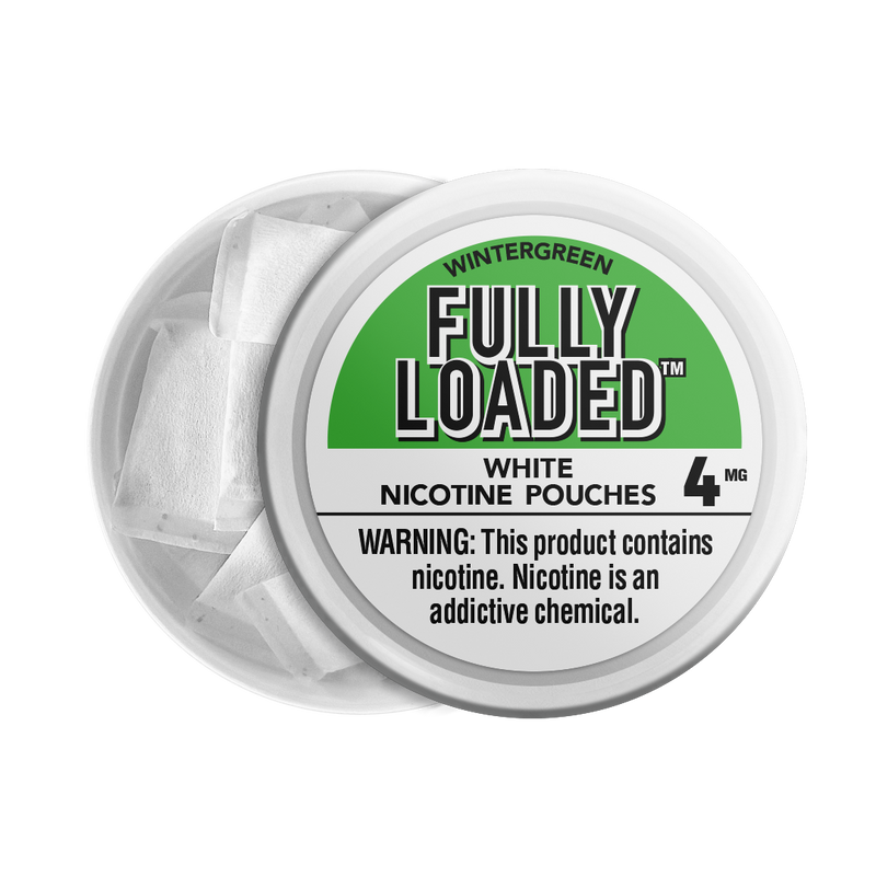 Load image into Gallery viewer, Wintergreen White Nicotine Pouches - 4mg
