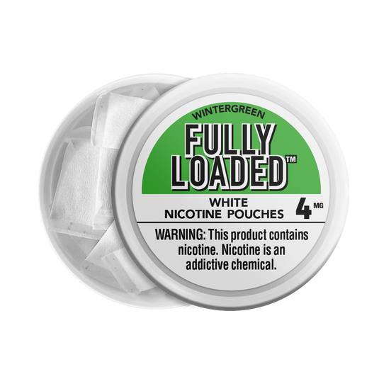 Wintergreen White Nicotine Pouches - 4mg