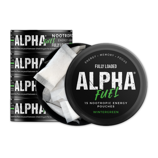 Wintergreen ALPHA Fuel Nootropic Energy Pouches