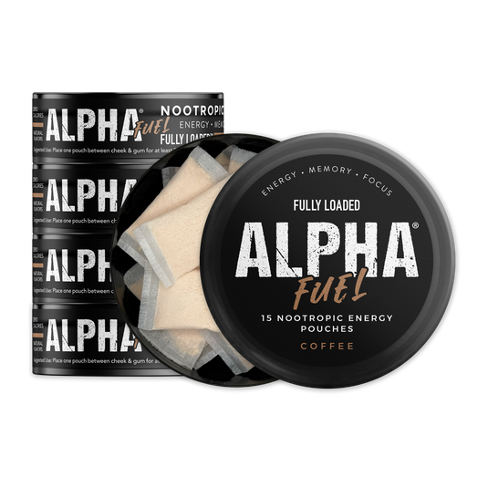 Coffee ALPHA Fuel Nootropic Energy Pouches