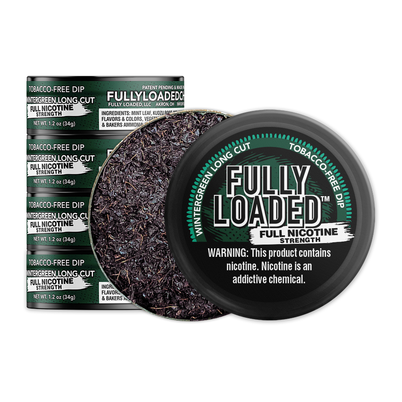 Load image into Gallery viewer, Wintergreen Dip - Moist Long Cut - Full Nicotine Strength
