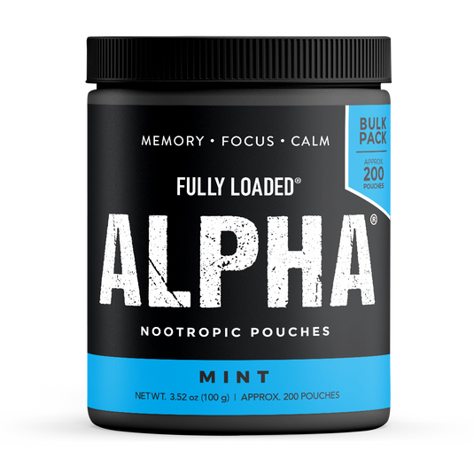 Mint ALPHA Nootropic Pouches | Supports Memory, Focus, Calm