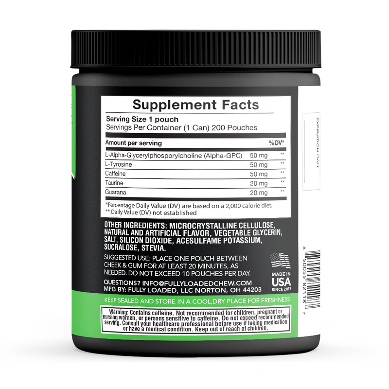 Load image into Gallery viewer, Wintergreen ALPHA Fuel Nootropic Energy Pouches
