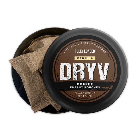 Vanilla Dryv Coffee Energy Pouches