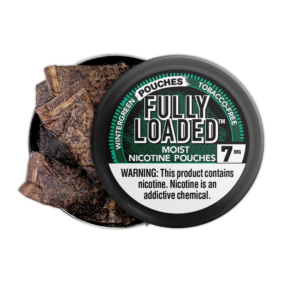 Wintergreen Moist Pouches - 7MG Nicotine