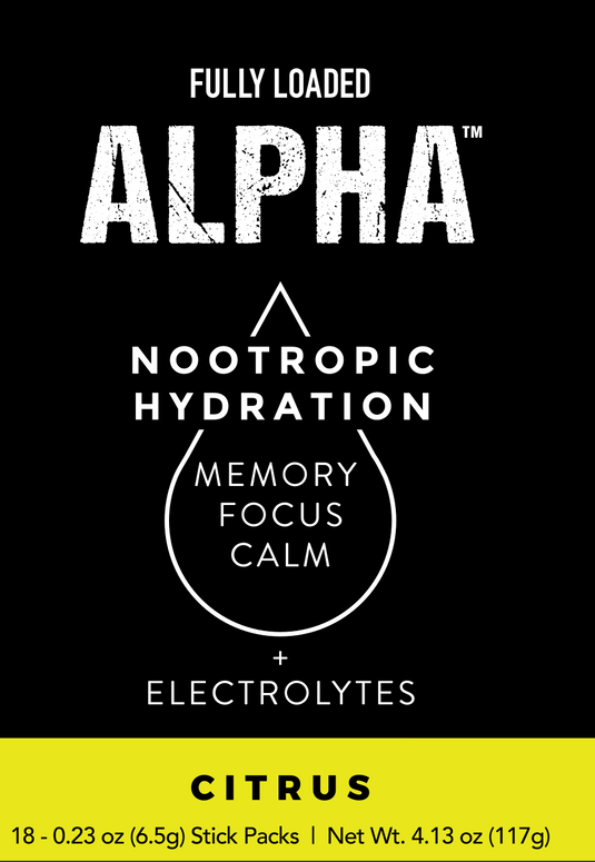 ALPHA Nootropic Hydration Drink Stick Packs